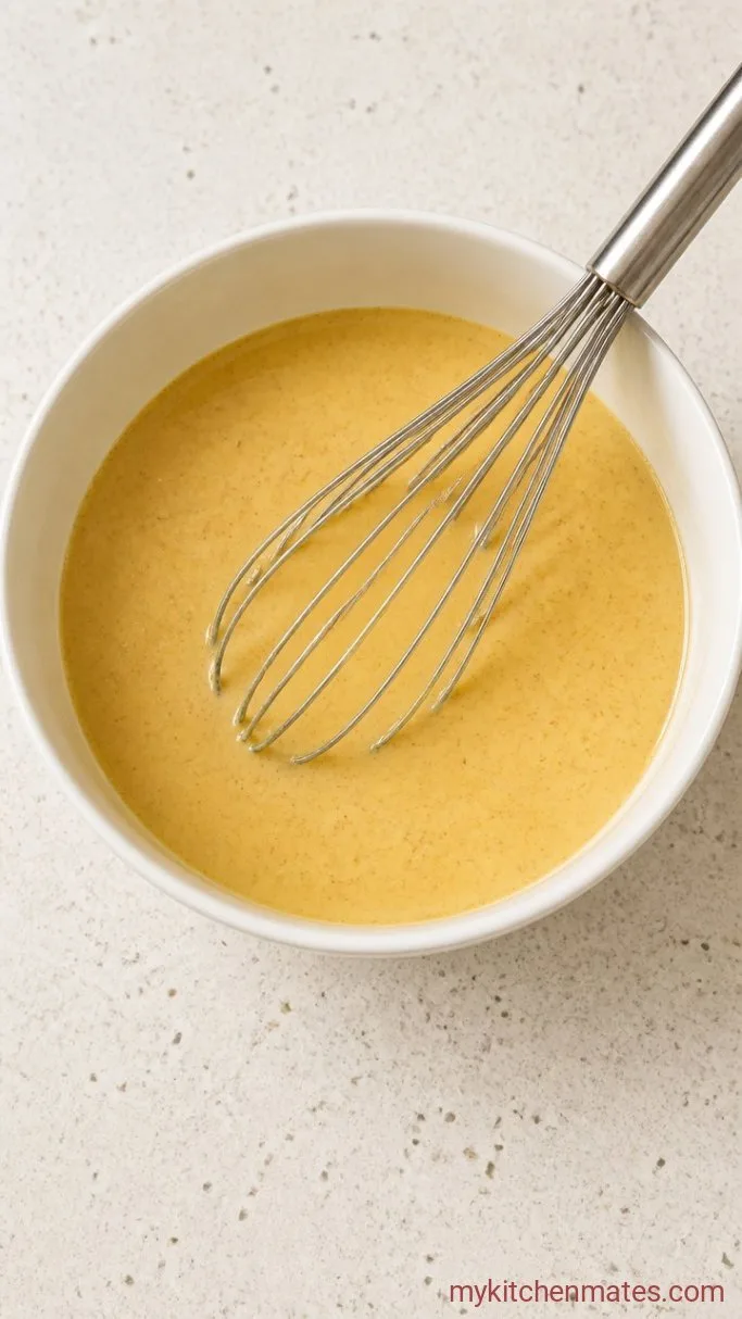 Overnight Cream Cheese Stuffed French Toast Casserole Step 3: Whisk the Custard