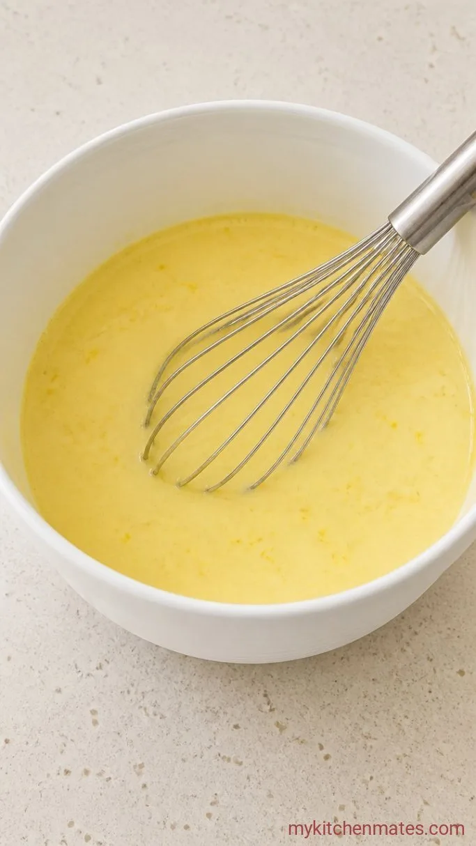 Strawberry Custard Pie with a Silky Custard Filling Step 3: Whisk the Custard
