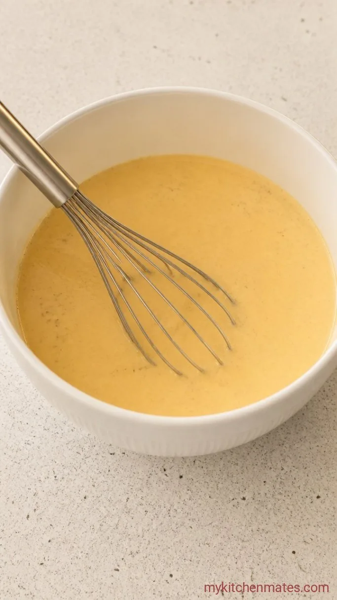 Creamy Feta Quiche with Spinach Step 3: Whisk the Custard