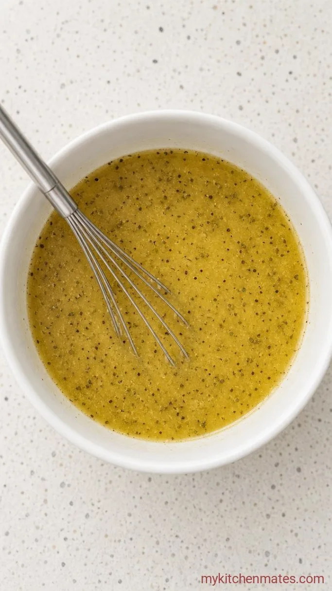 Easy Veggie Pasta Salad (Ready in 20 Minutes) Step 3: Whisk the Dressing