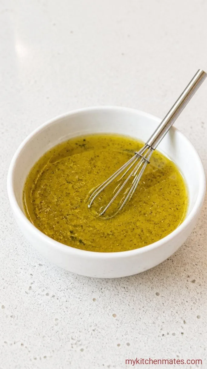 Quick Greek Quinoa Salad with Lemon Dressing Step 3: Whisk the Dressing