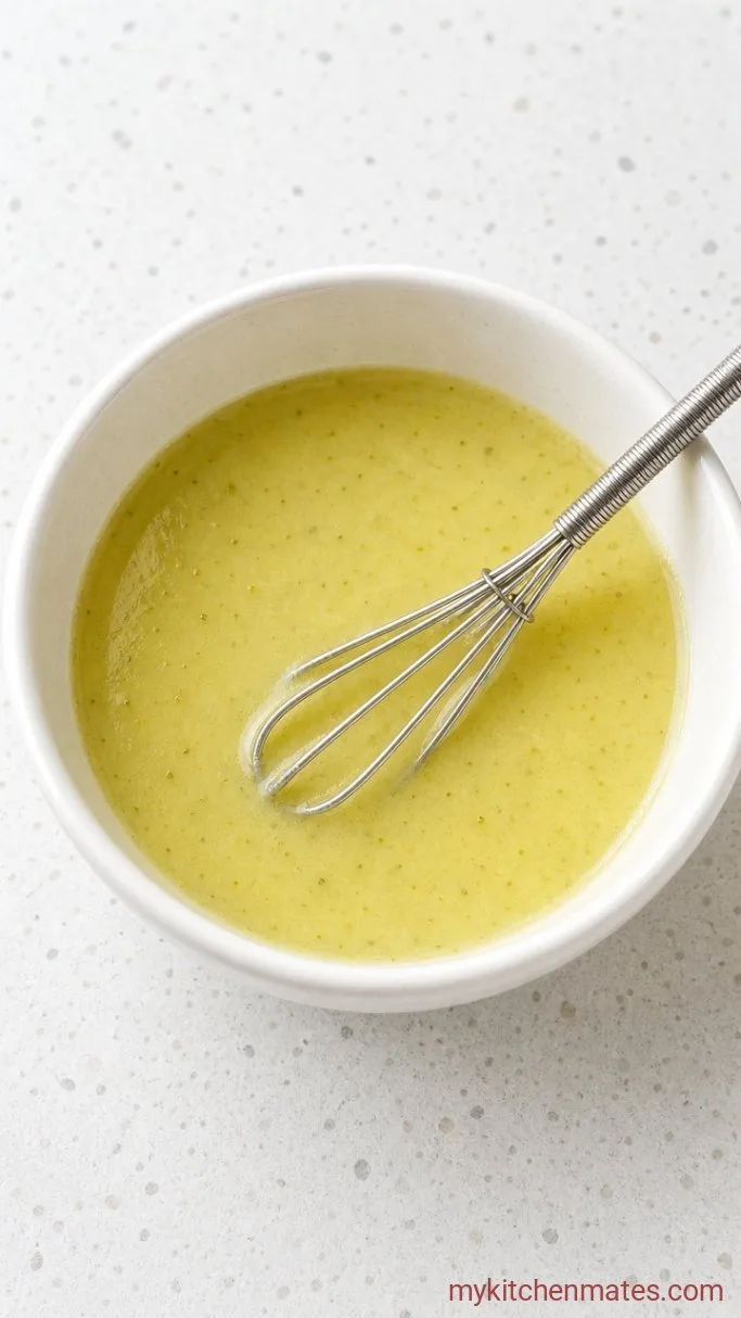Meal-Prep High-Protein Quinoa Salad (33g Protein) Step 3: Whisk the Dressing