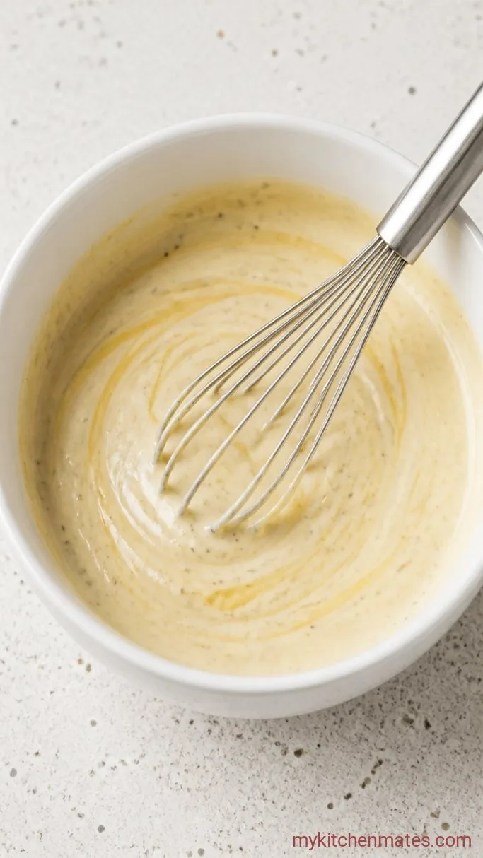 Creamy, Smoky Steakhouse Potato Salad Step 3: Whisk the Dressing
