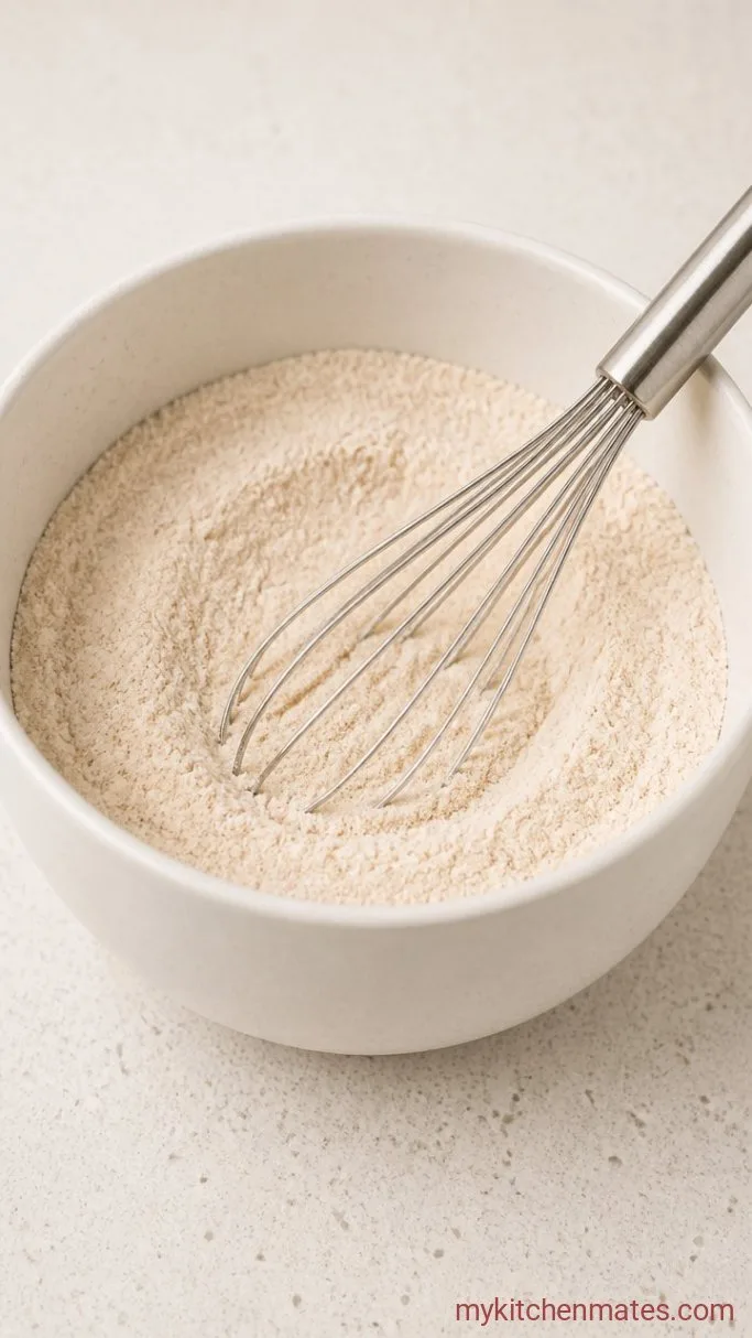 Apple Pie Cupcakes with Cinnamon Streusel Step 3: Whisk the Dry Ingredients