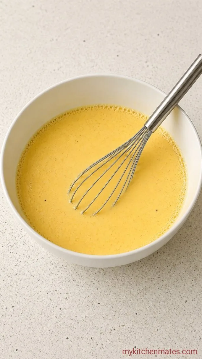 Feed a Crowd with This Overnight Crockpot Breakfast Casserole Step 3: Whisk the Egg Mixture