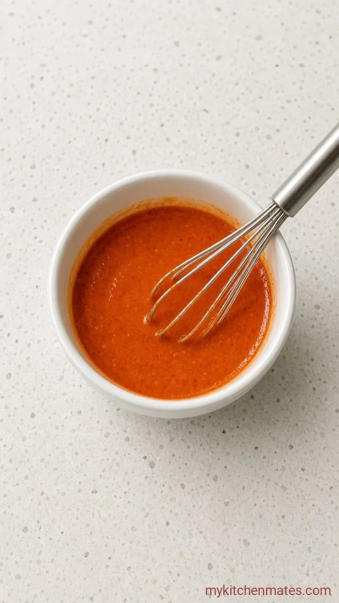 20-Minute Moroccan Couscous Salad with Harissa Dressing Step 3: Whisk the Harissa Dressing