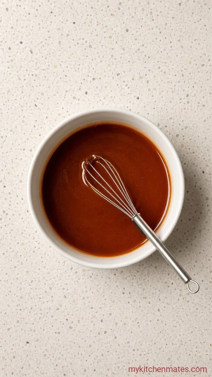 Sticky Sesame Chicken and Rice Bowls Step 3: Whisk the Sauce
