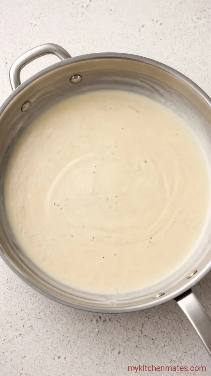 Quick Cream Cheese Spaghetti in 20 Minutes Step 3: Whisk the Sauce