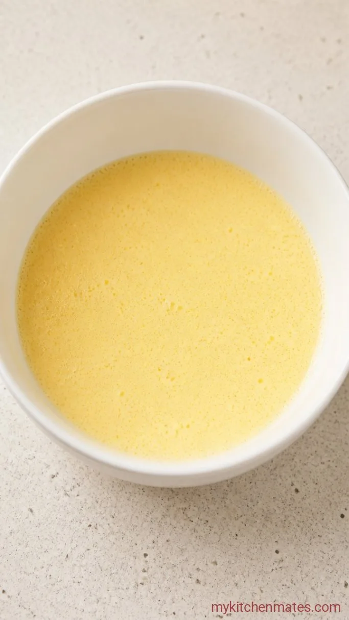 Golden Cast Iron Skillet Cornbread Step 3: Whisk the Wet Ingredients