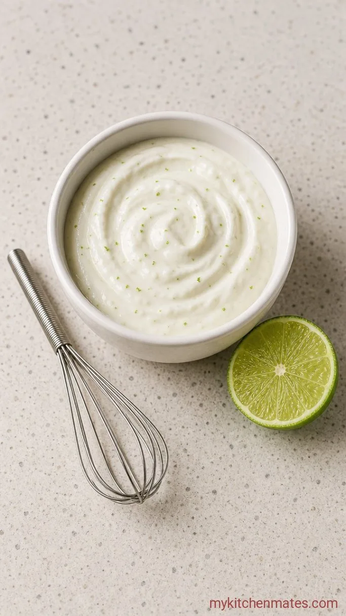 Step 3: Whisk Together the Lime Crema