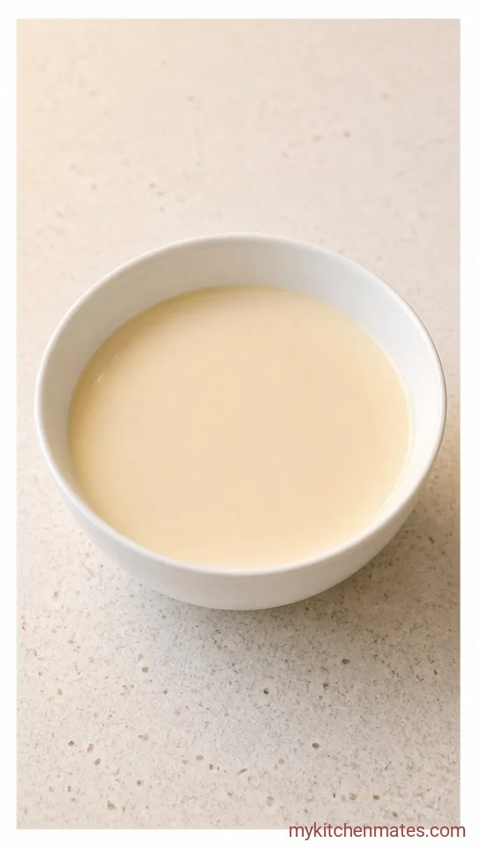 Easy Mexican Mosaic Jello Dessert (Gelatina de Mosaico) Step 3: Whisk Together the Milk Base
