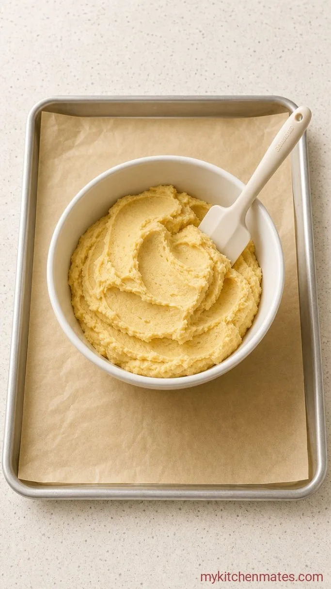 Buttery Italian Butter Cookies (6 Ingredients) Step 3: Work in the Flour
