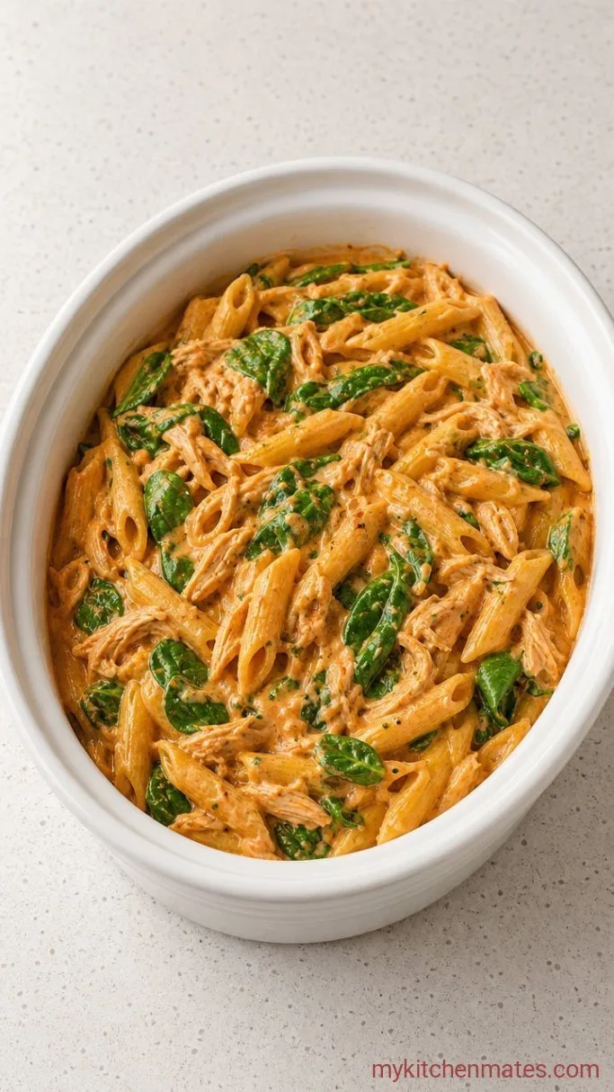 Step 4: Add the Pasta and Spinach