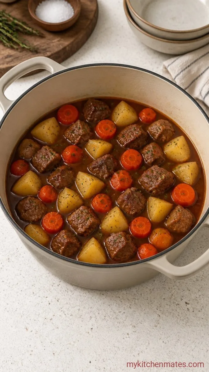 Hearty One-Pot Japanese Beef Curry Step 4: Add the Root Vegetables