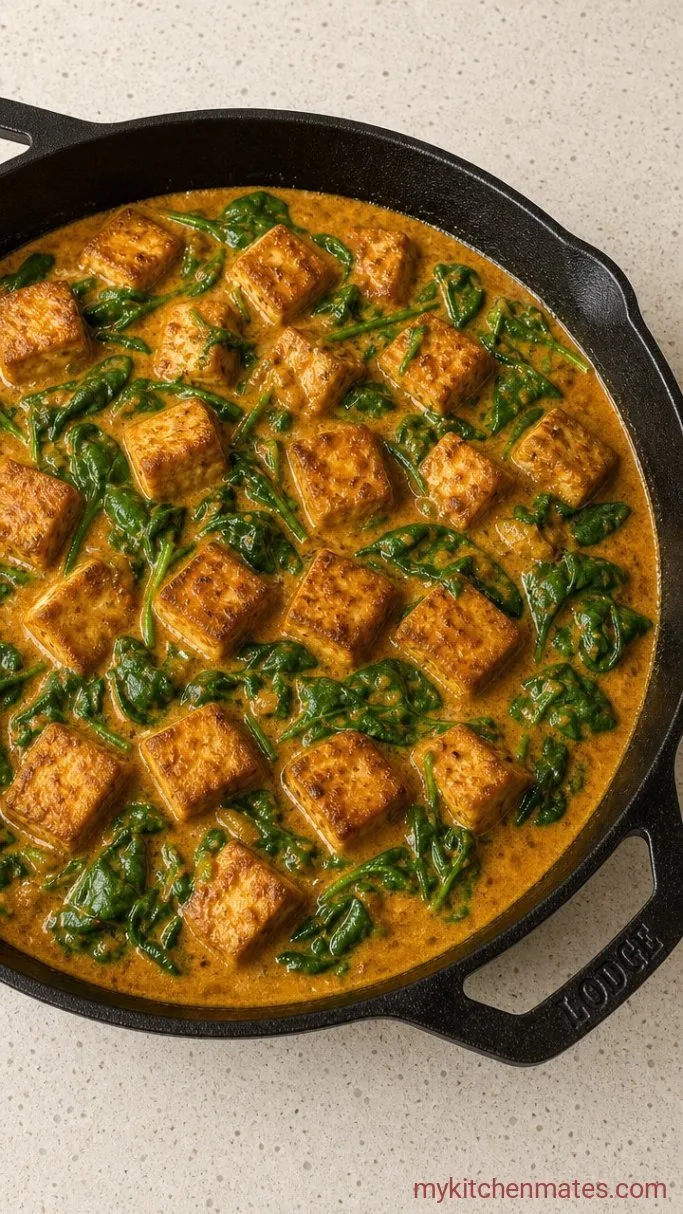 Step 4: Add the Tofu and Greens
