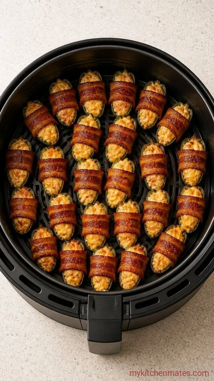 Crispy Air Fryer Jalapeno Poppers (Ready in Under 20 Minutes) Step 4: Air Fry the Poppers