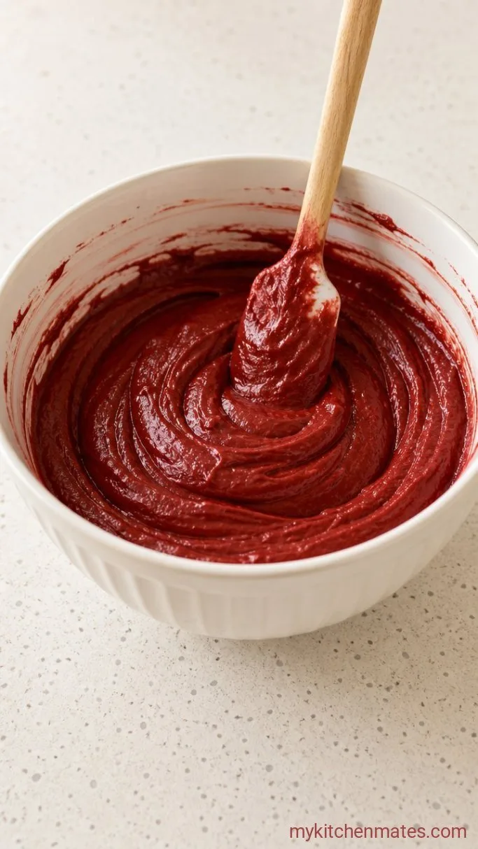 Red Velvet Bundt Cake with Cream Cheese Glaze Step 4: Alternate the Dry Ingredients and Buttermilk