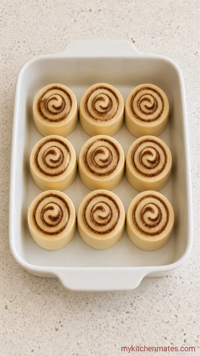 Make-Ahead Christmas Morning Cinnamon Rolls Step 4: Arrange for the Overnight Rise