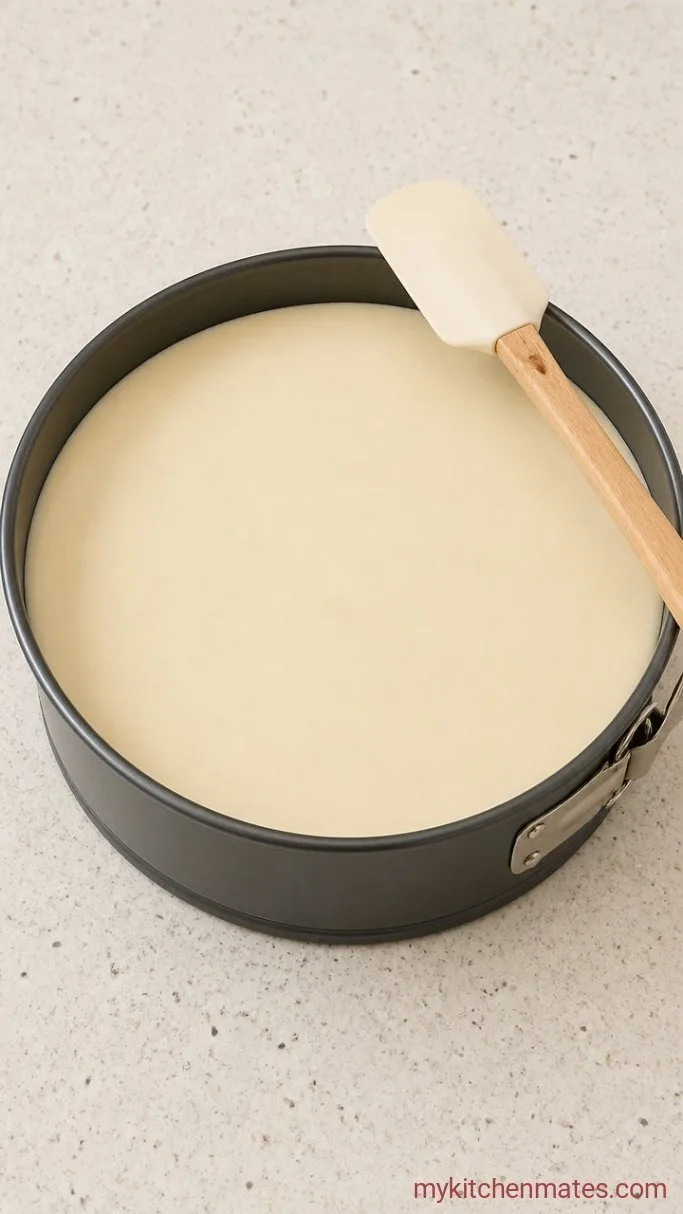 Step 4: Assemble and Bake the Cheesecake