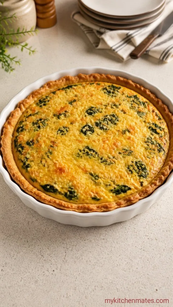 Step 4: Assemble and Bake the Quiche