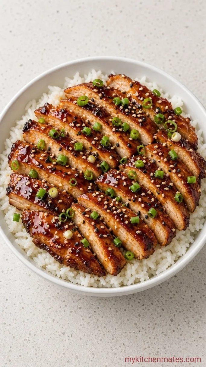 30-Minute Teriyaki Chicken Rice Bowl Step 4: Assemble the Bowl