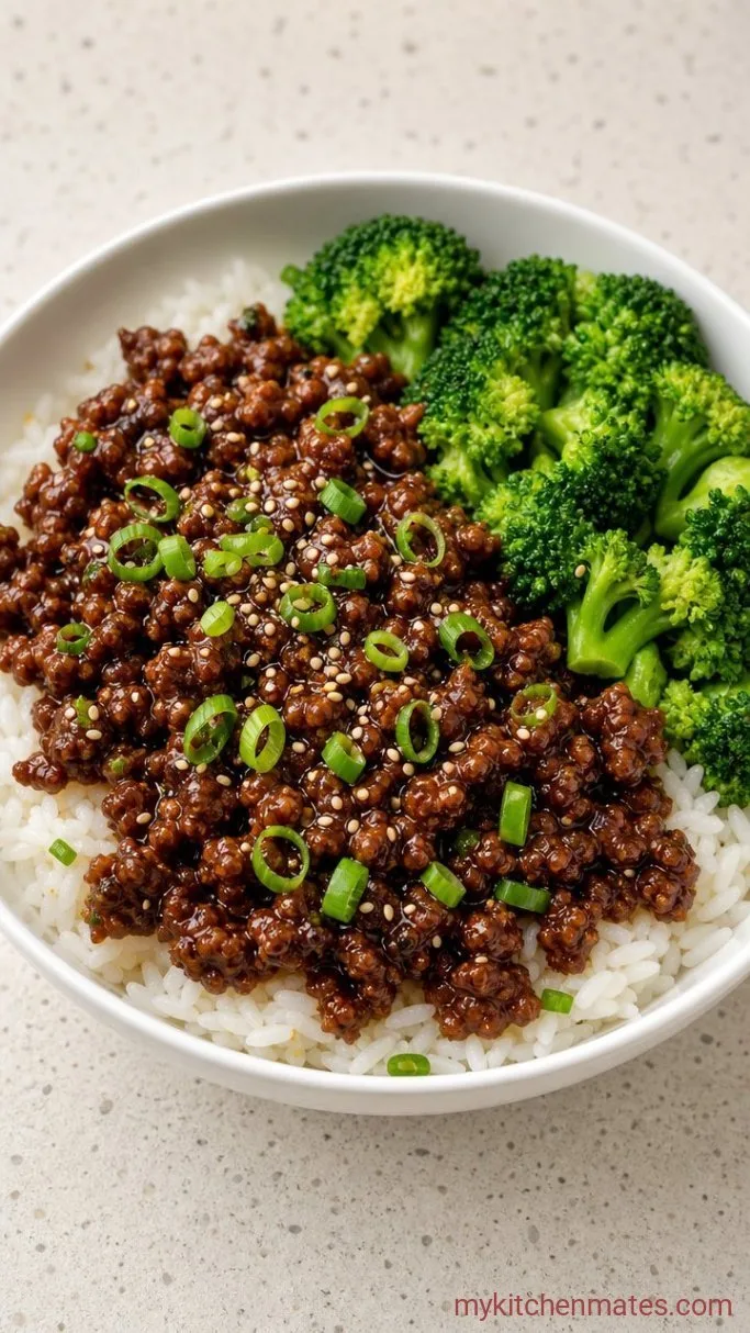 20-Minute Teriyaki Ground Beef Step 4: Assemble the Bowls