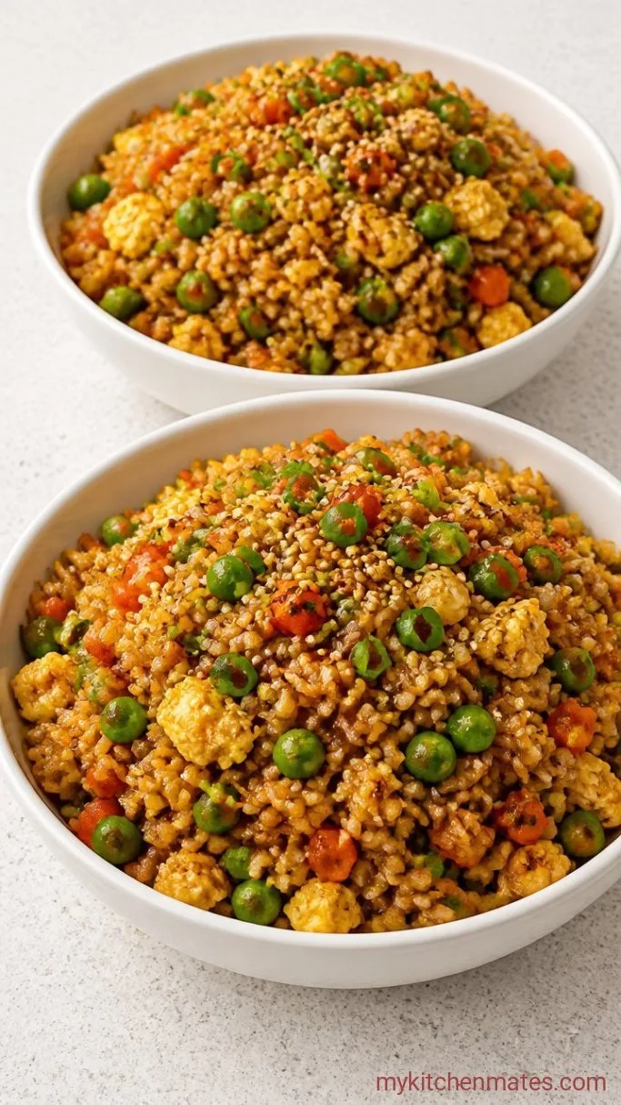 15-Minute Fried Rice Bowl Step 4: Assemble the Bowls