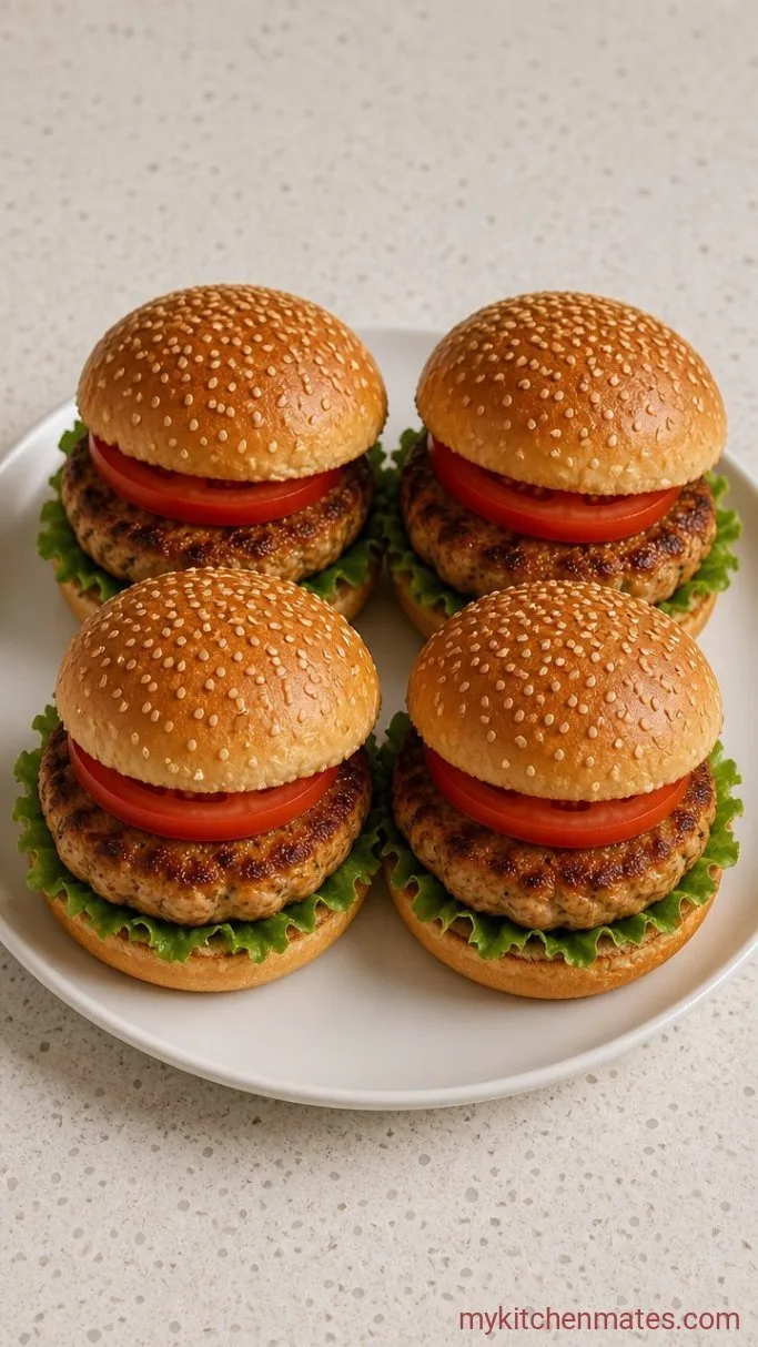 Juicy Air Fryer Turkey Burgers Step 4: Assemble the Burgers