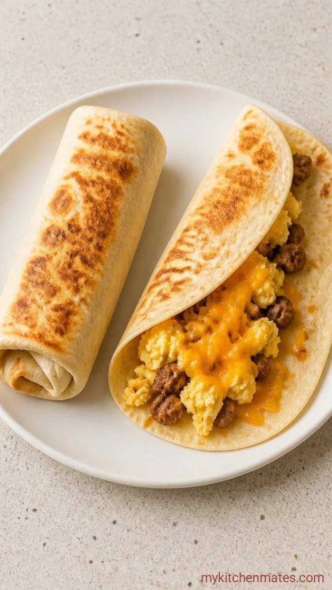 20-Minute Keto Breakfast Burrito Step 4: Assemble the Burritos