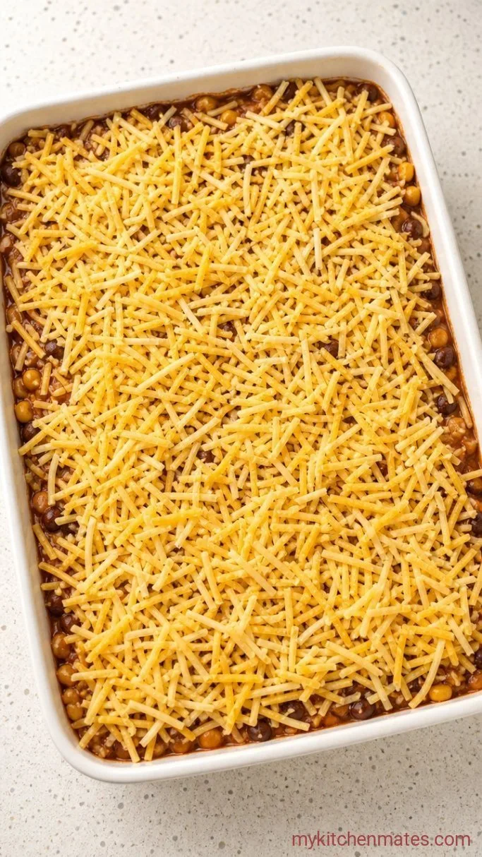 Smoky BBQ Chicken Casserole Step 4: Assemble the Casserole