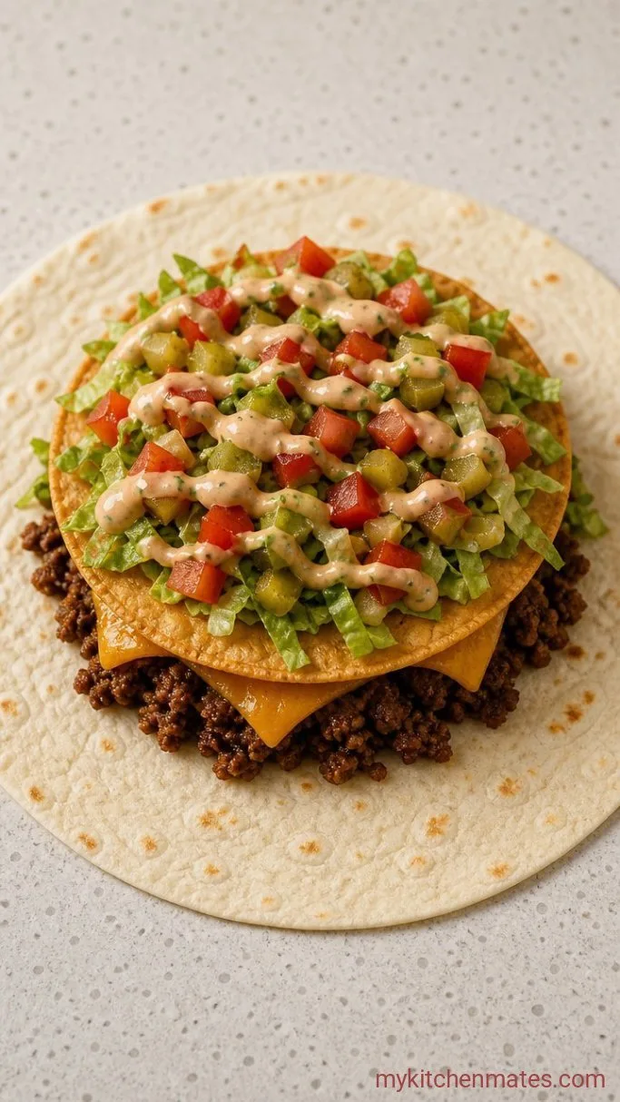 Step 4: Assemble the Crunch Wraps