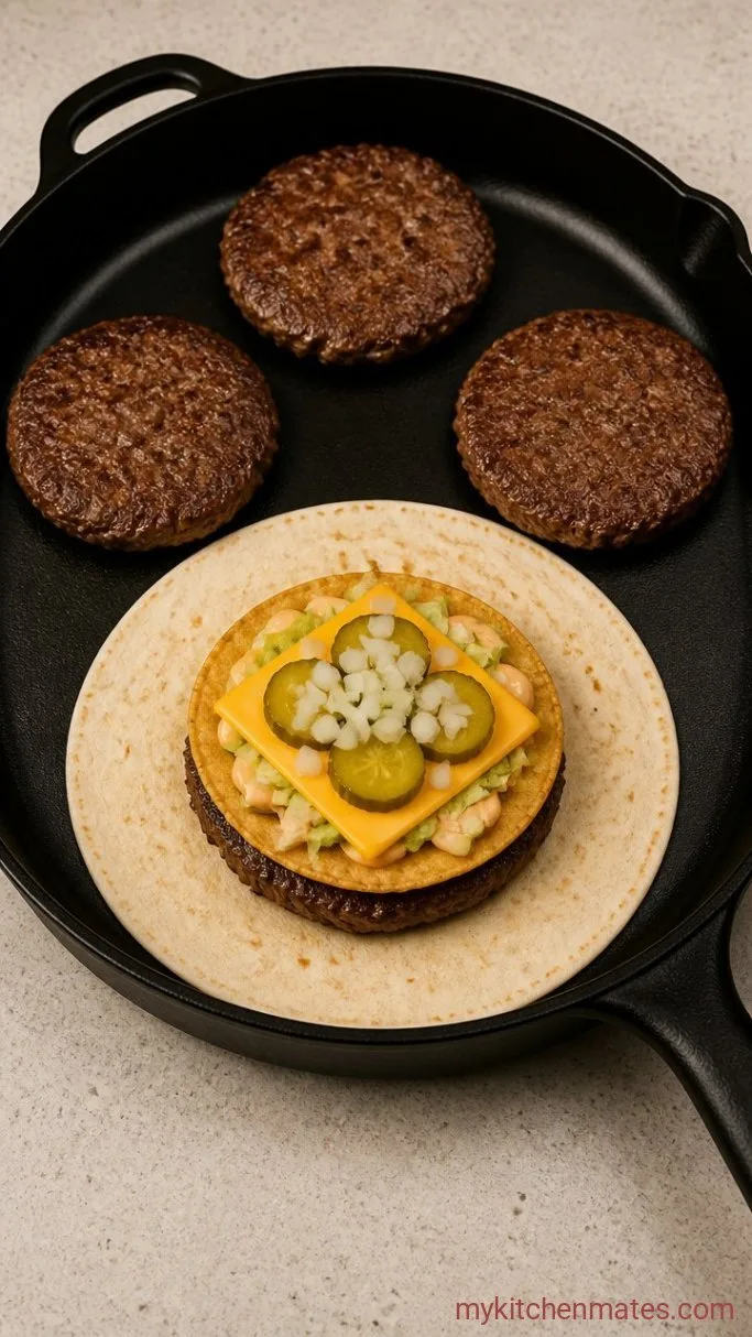 Step 4: Assemble the Crunch Wraps