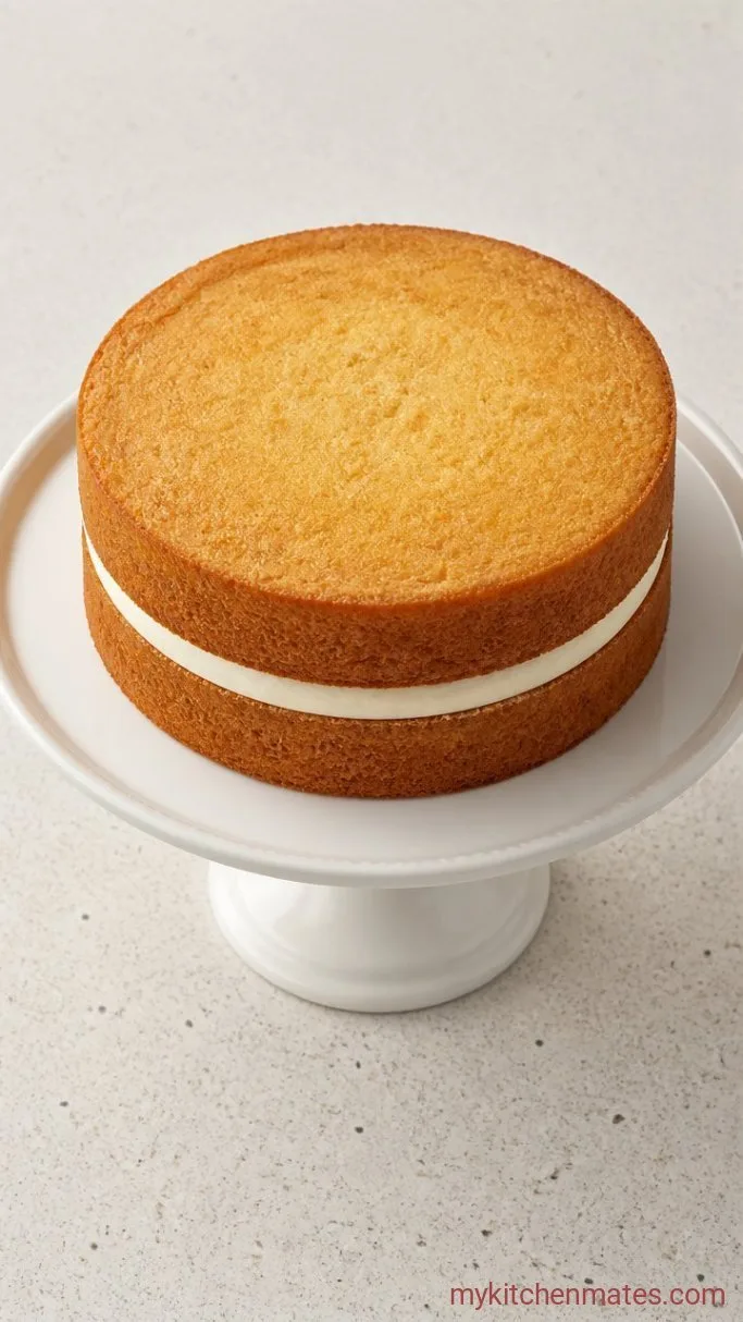 Fluffy Coconut Cream Cake with Coconut Cream Cheese Frosting Step 4: Assemble the Layers
