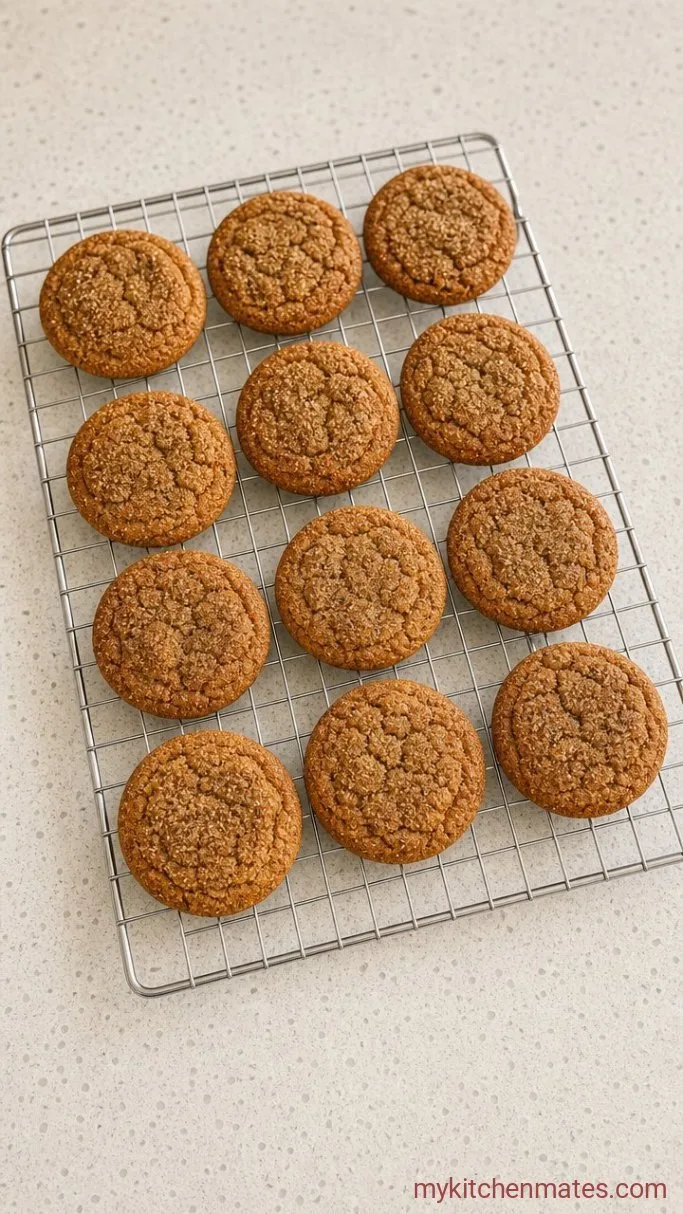 Quick Coffee Sugar Cookies (No Chilling Needed) Step 4: Bake and Cool the Cookies
