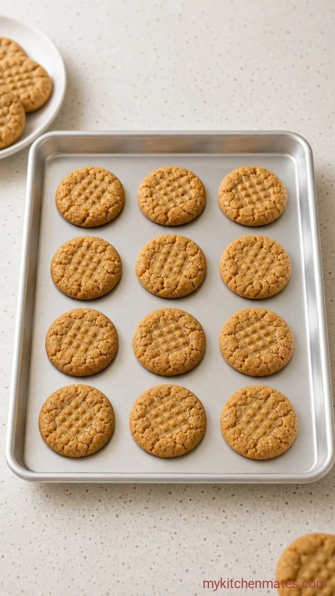Thick, Chewy Bakery Style Peanut Butter Cookies Step 4: Bake and Cool the Cookies