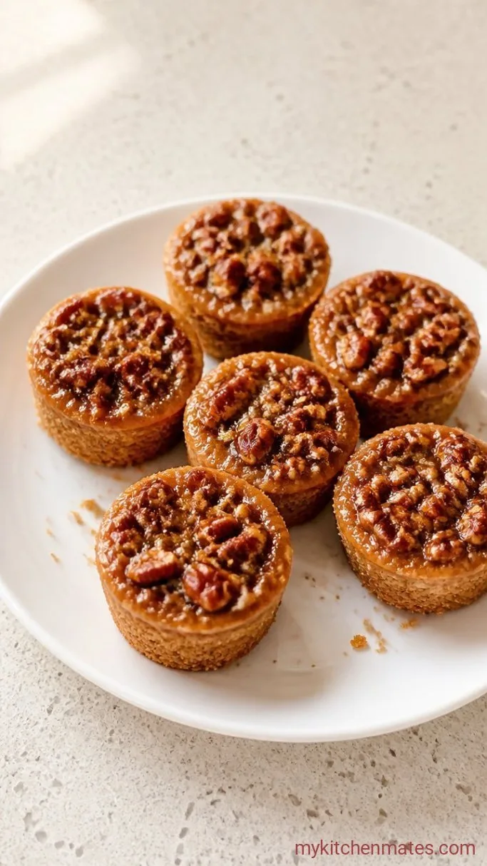 No Corn Syrup Pecan Pie Bites Step 4: Bake and Pop Out