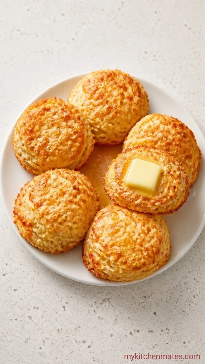 Fluffy Cottage Cheese Breakfast Biscuits (High Protein) Step 4: Bake and Serve Warm