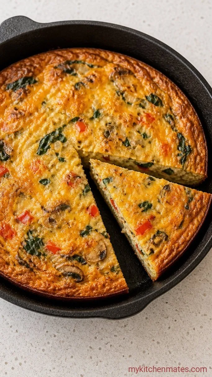 Step 4: Bake and Slice the Frittata