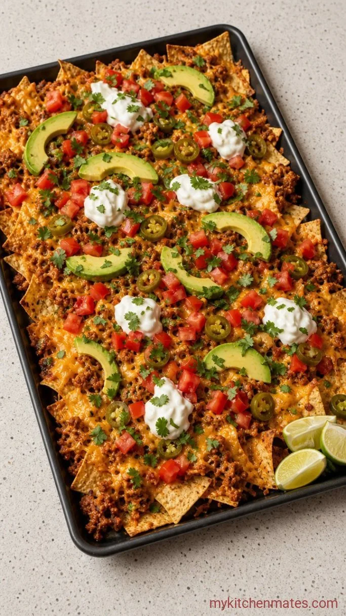 Step 4: Bake and Top the Nachos