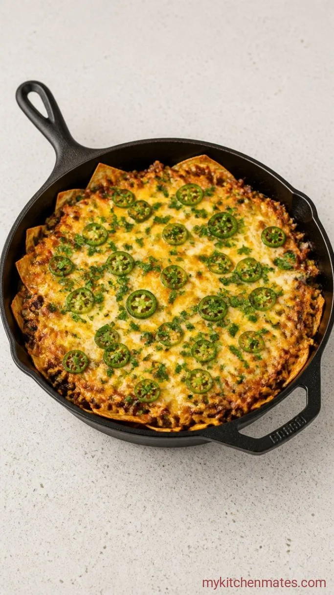 Cheesy Mexican Taco Lasagna Step 4: Bake and Top with Fresh Cilantro