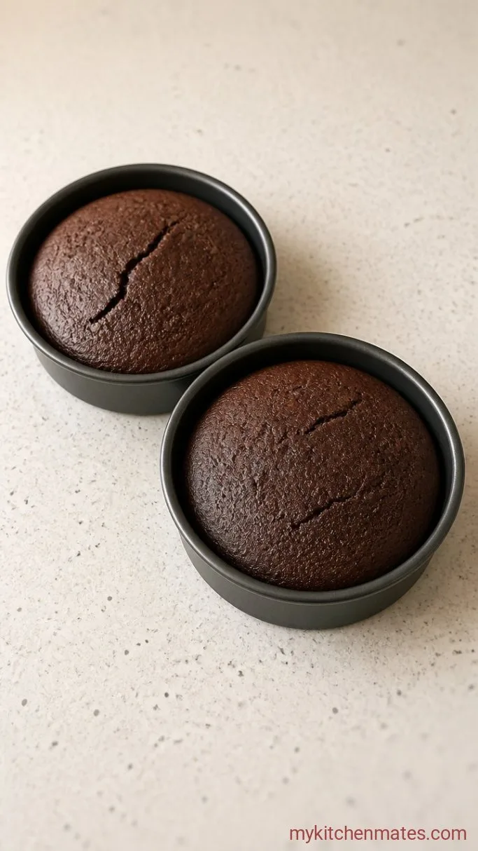 The Real-Deal Copycat Portillo's Chocolate Cake Step 4: Bake the Cake Layers