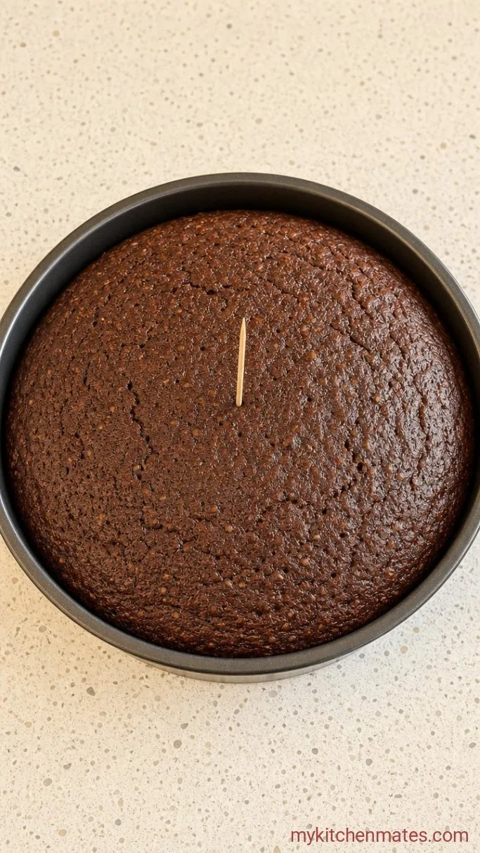 One-Bowl Chocolate Coconut Cake Step 4: Bake the Cake