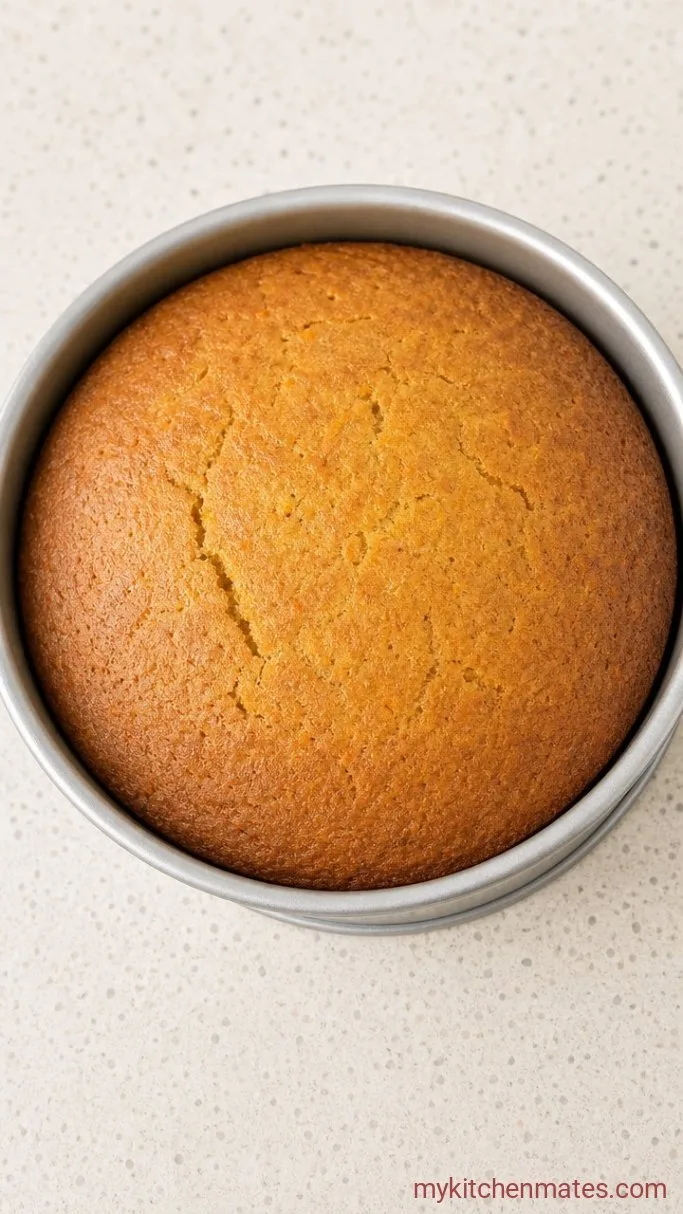 Whole Orange Cake (So Moist, No Juicing Needed) Step 4: Bake the Cake