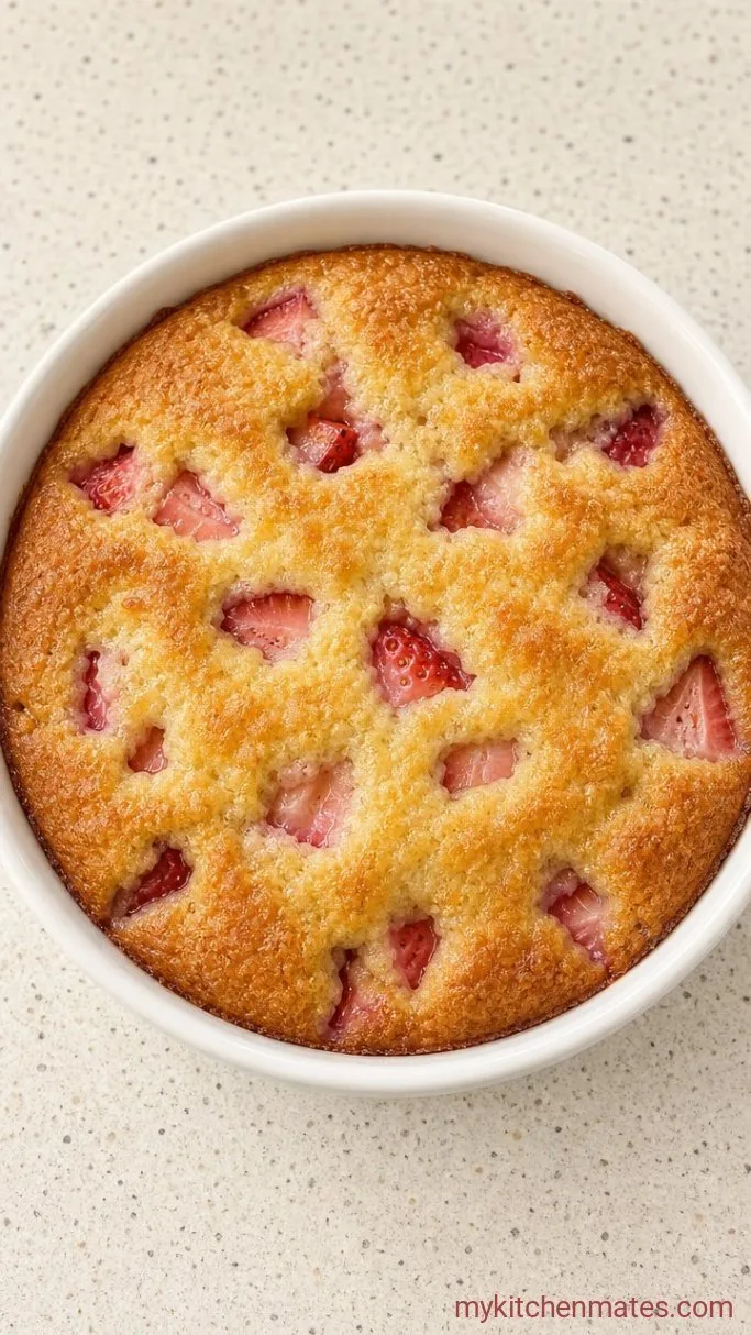 One Bowl Mini Strawberry Cake (So Moist, 6-Inch) Step 4: Bake the Cake