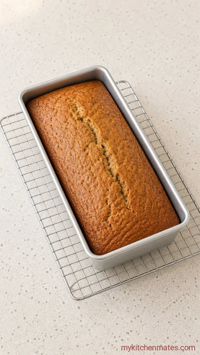 Vegan Banana Cake That Stays Moist for Days Step 4: Bake the Cake