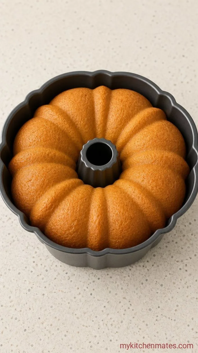 Tart and Moist Key Lime Bundt Cake with Lime Glaze Step 4: Bake the Cake
