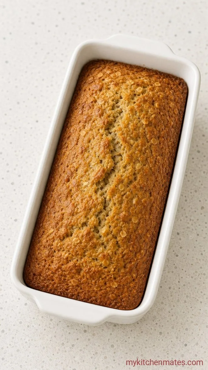 Banana Oat Cake (Made with Whole Oats, No Flour) Step 4: Bake the Cake