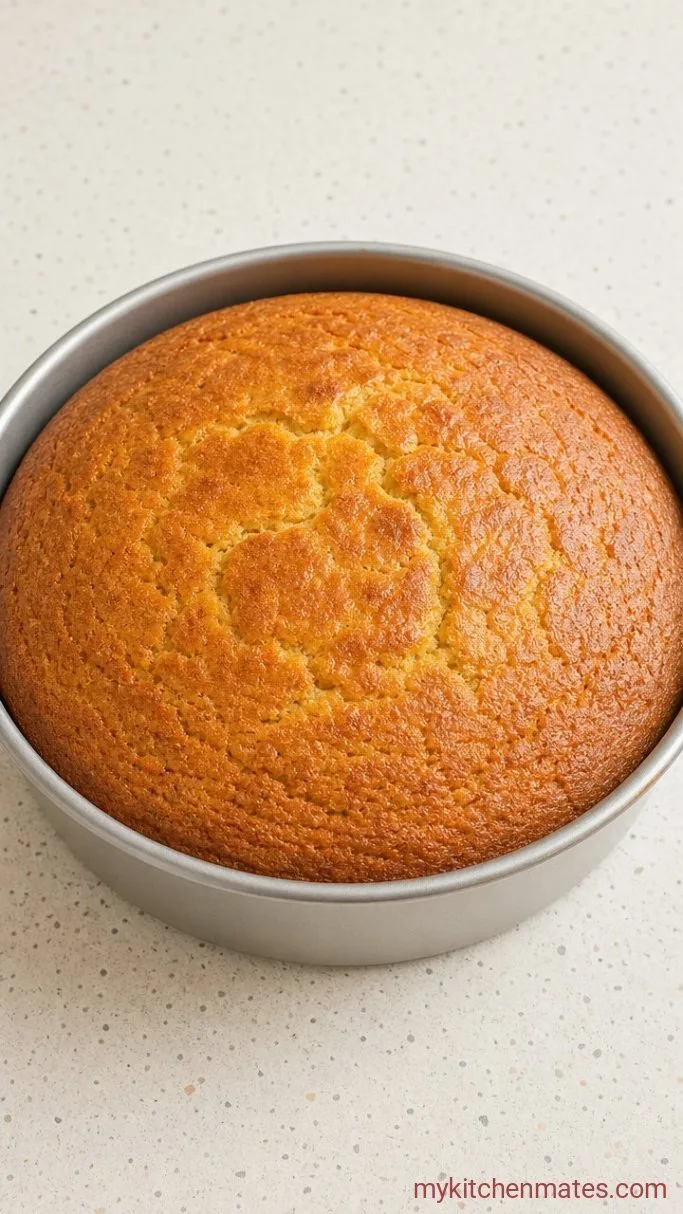 Moist Orange Ricotta Cake Step 4: Bake the Cake