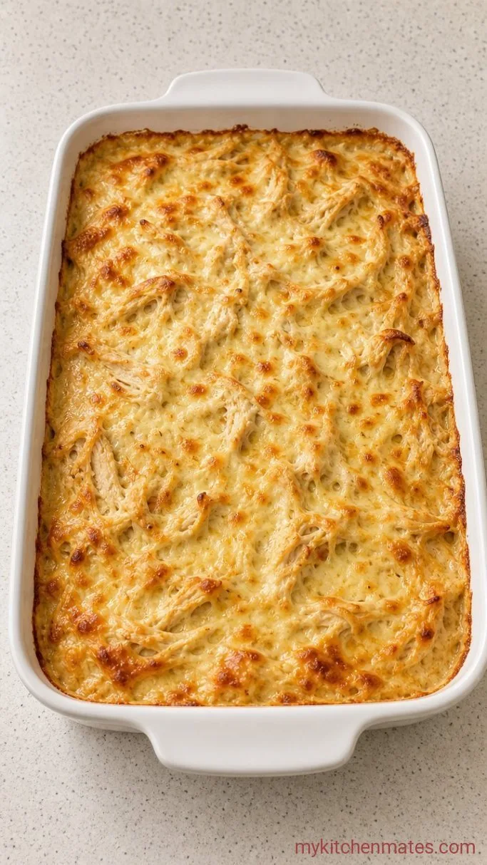Creamy Chicken Spaghetti Casserole Step 4: Bake the Casserole
