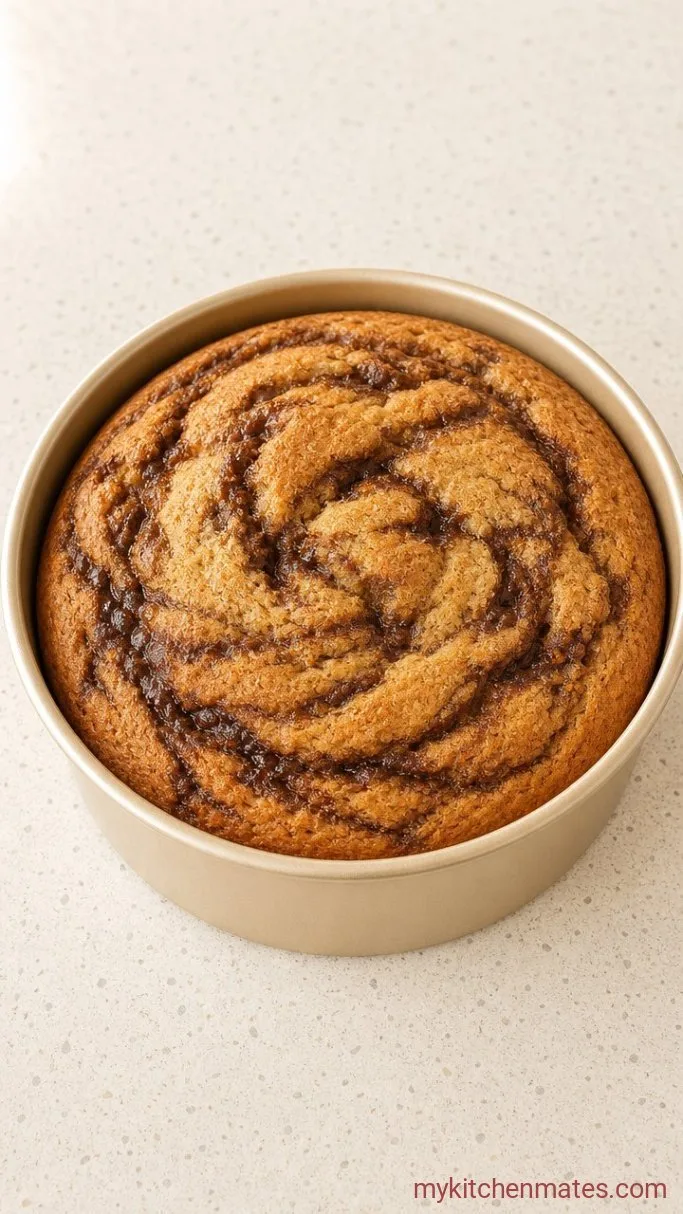 Cinnamon Roll Coffee Cake: All the Swirl, None of the Rolling Step 4: Bake the Coffee Cake